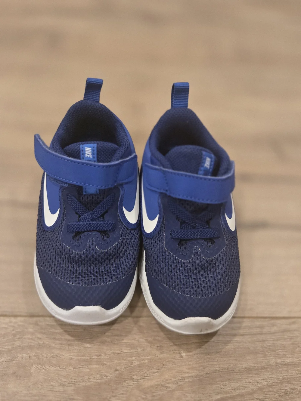 Nike Downshifter 9 TD Toddler Sneakers Blue White Size 6C 👟